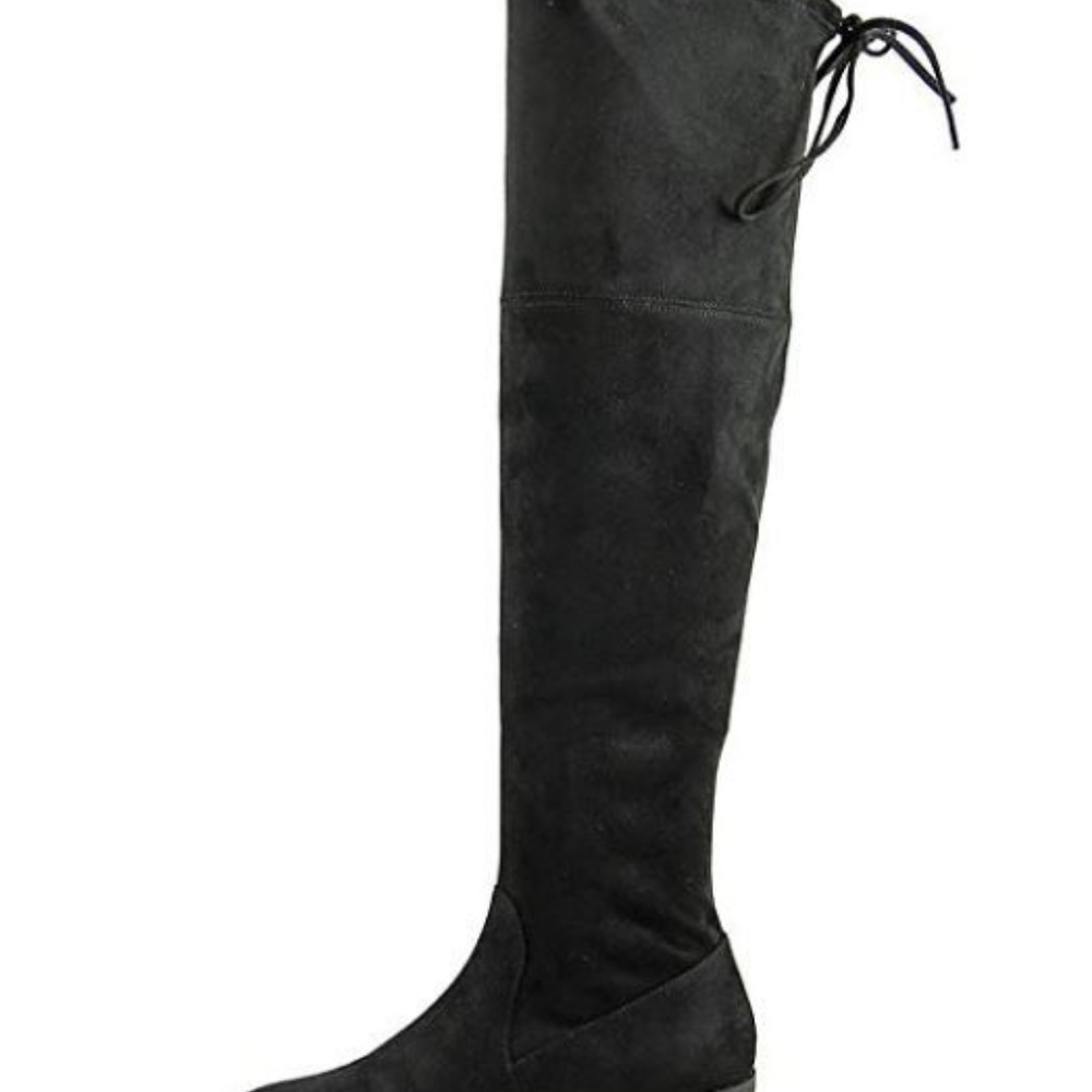 *CLEARANCE*  I.N.C. Immanie Black Boot Suede *DISPLAY* - Picture 2 of 5